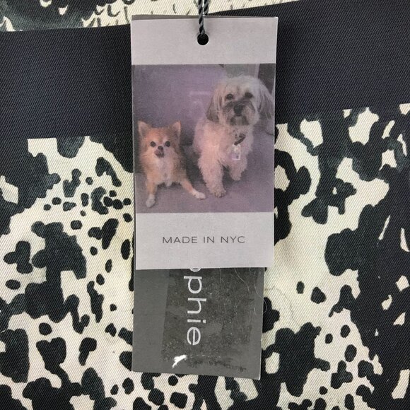 New Lola & Sophie Womens Snakeskin Print Blouse With Zipper Details S - Picture 7 of 16